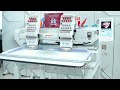 Yinghe 2 heads 9 needles embroidery machine.#yinghe #embroidery #embroiderymachine #machine