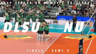 DLSU vs NU [Finals Game 2] | UAAP Season 88 Women's Volleyball