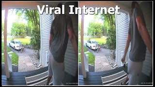 Doorbell Camera Catches Boyfriend Trying To Hide Fart Viral Internet