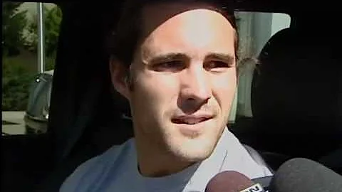 Brett Swain Talks to Reporters