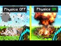 MINECRAFT But TNT Has REAL PHYSICS ...