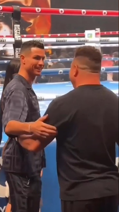 Cristiano Ronaldo meets Ronaldo Nazario at the 'Battle of Baddest '🫂 #cristianoronaldo #ronaldo #r9