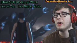 (YOU CAN'T RUN FROM THEM!) [FNAF/SFM] We Know What Scares You - Five Nights Music - GoronGuyReacts