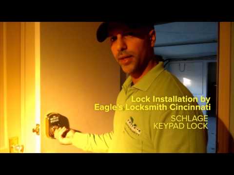 Cincinnati Locksmith | Schlage Keypad Installation Lock | (513) 202-4240