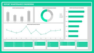 REPORT MAINTENANCE ENGINEERING | EXCEL DASHBOARD screenshot 4