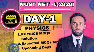 NUST NET 1 2026 22nd November Paper MCQs I NUST NET 1 2026 Papers MCQs I NUST NET 1 Day 1 MCQs I NET