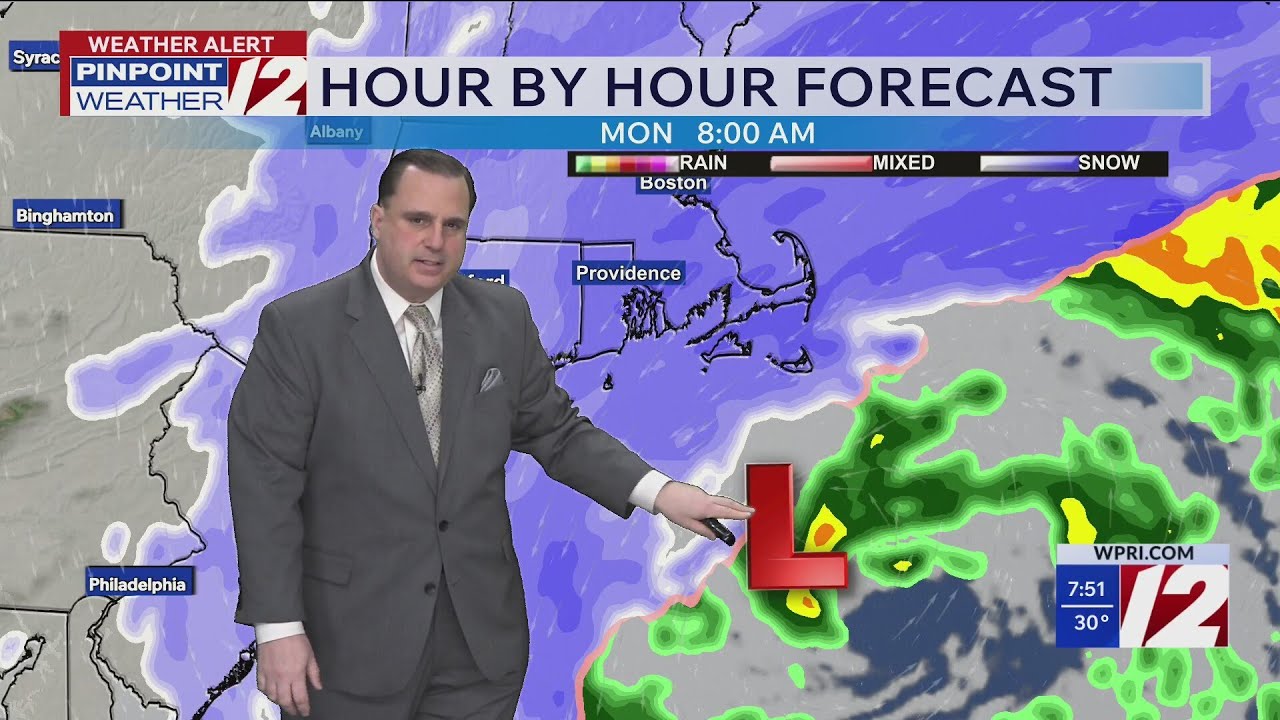 WPRI 12 Weather Forecast for 2/22/26:  Blizzard tonight into Monday