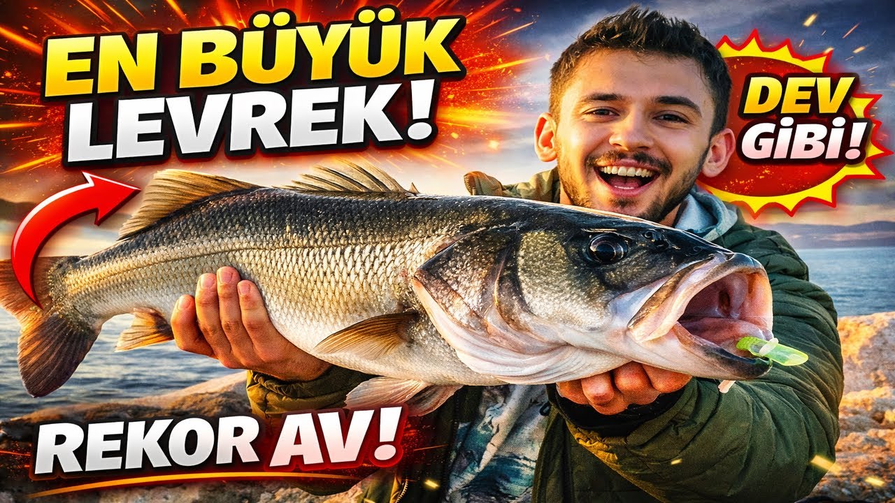 LEVREK AVI / EN BÜYÜK LEVREĞİMİ YAKALADIM