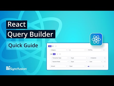 React Query Builder: The Ultimate Feature Walkthrough