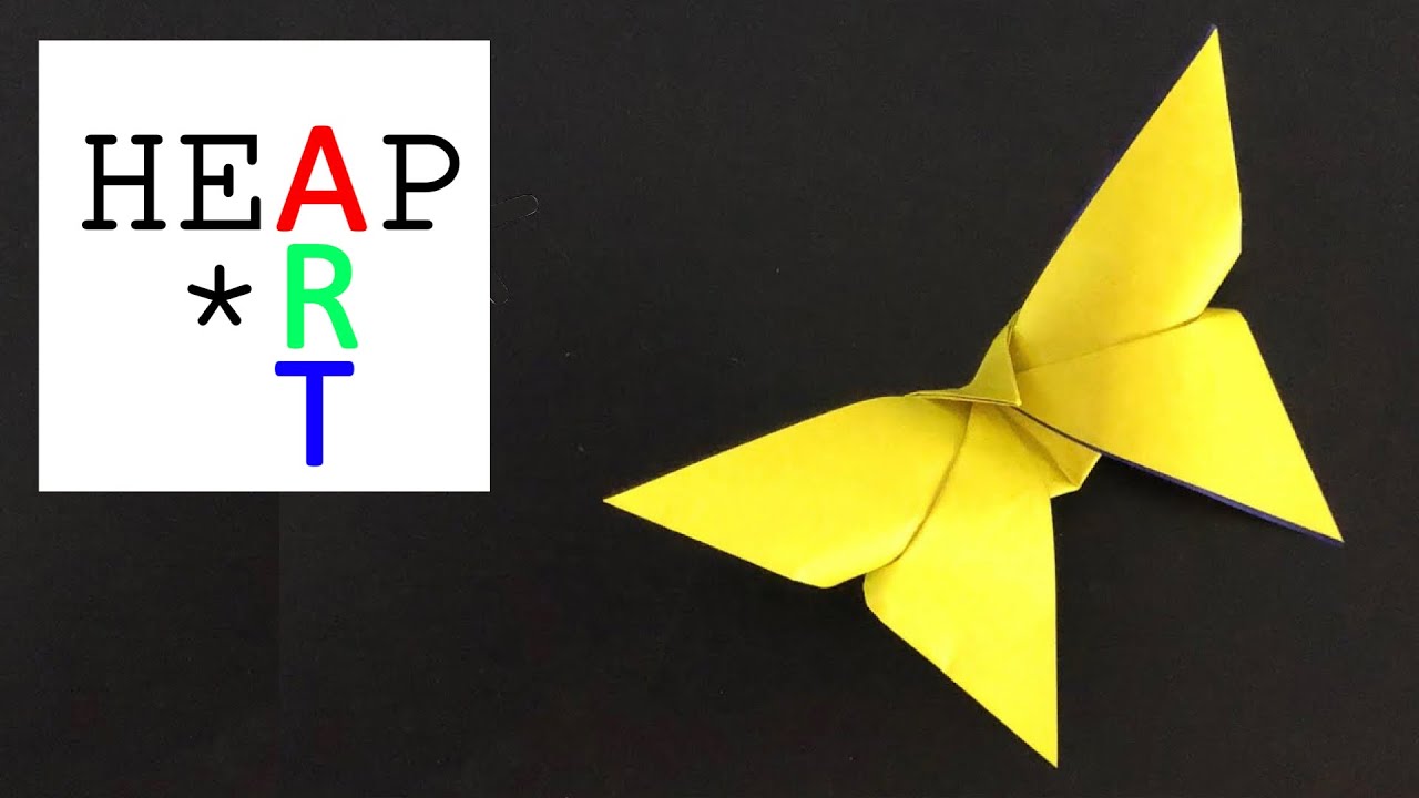 Moderato Origami - a Simple Butterfly