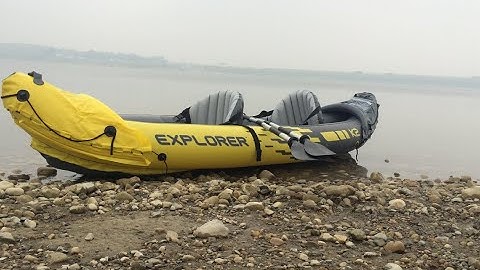 How to Set up Intex Explorer K2 Inflatable Kayak  (2 Person) || Review