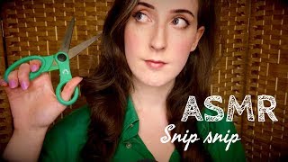 ASMR ✂️ Playing with Scissors ✂️ Snipping Sounds, Shaving Foam, Oil and Hand Sounds for Tingles