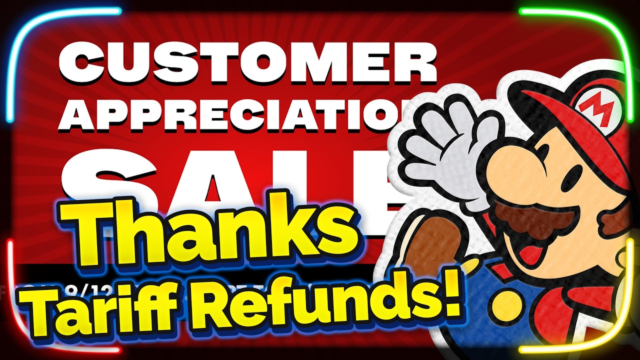 Nintendo Announces Customer Appreciation Sale Due to "Tariff-Related Refunds"