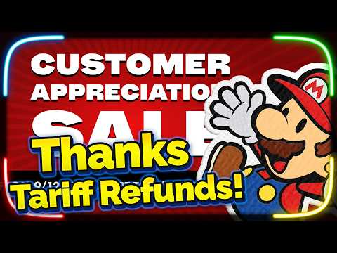 Nintendo Announces Customer Appreciation Sale Due to "Tariff-Related Refunds"