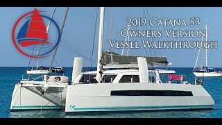 Catamaran For Sale | 2019 Catana 53 | Catamaran Vessel Walkthrough