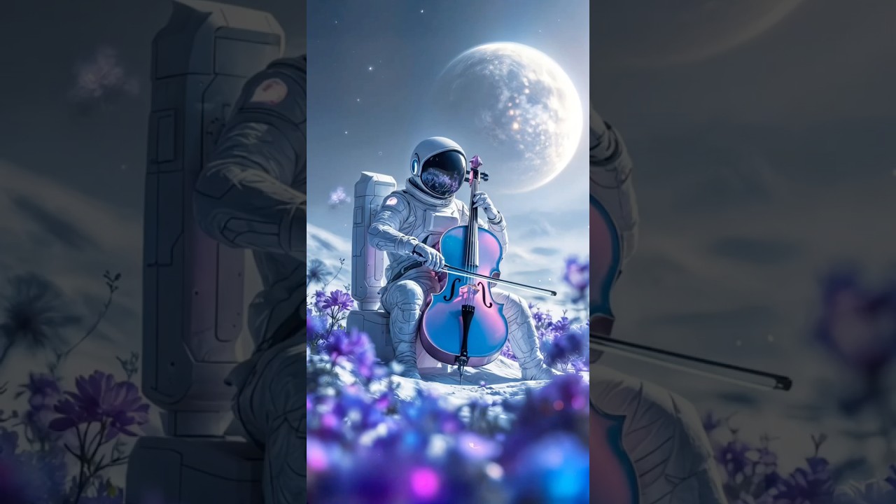 ASTRONAUT PLAYING CELLO ON THE MOON -  Watch Now! 