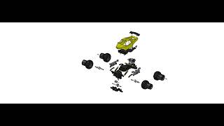 Famous RC Car Exploded Animation - 5680 Reverse Engineering Project Wealth