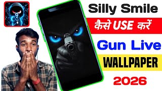 Silly Smile Gun Live Wallpaper 😈🔥 | Best Animated Wallpaper for Android 2026 screenshot 2