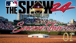 MLB The Show 24 - 2 Idiots Cubs Franchise S2 Ep.01 - Opening Day 2025