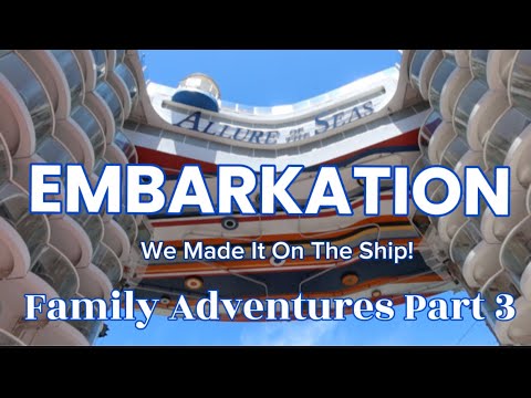 We’re BACK! Our First Day on Allure of the Seas + Room Tour Family Adventures Part 3
