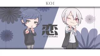 Koi「恋」  ・　MafumafuｘSoraru「まふまふｘそらる」| Kanji   Romaji Lyric Video