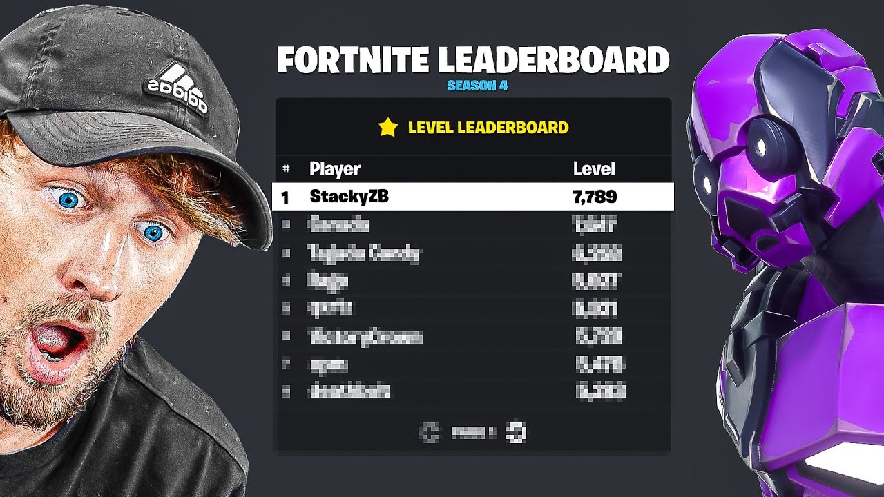 Stacky достиг самого высокого уровня в истории Fortnite