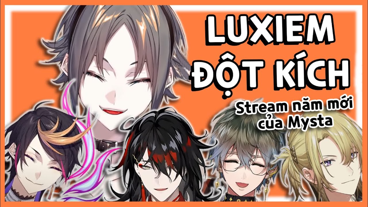 Luxiem đột kích vào đêm stream đón năm mới của Mysta [NIJISANJI EN | Vietsub]