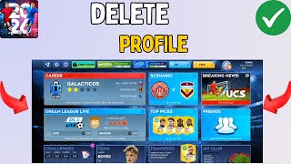 كيفية حذف الملف الشخصي في لعبة Dream League Soccer 2026 (DLS 26) screenshot 1