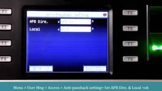 How to antipassback