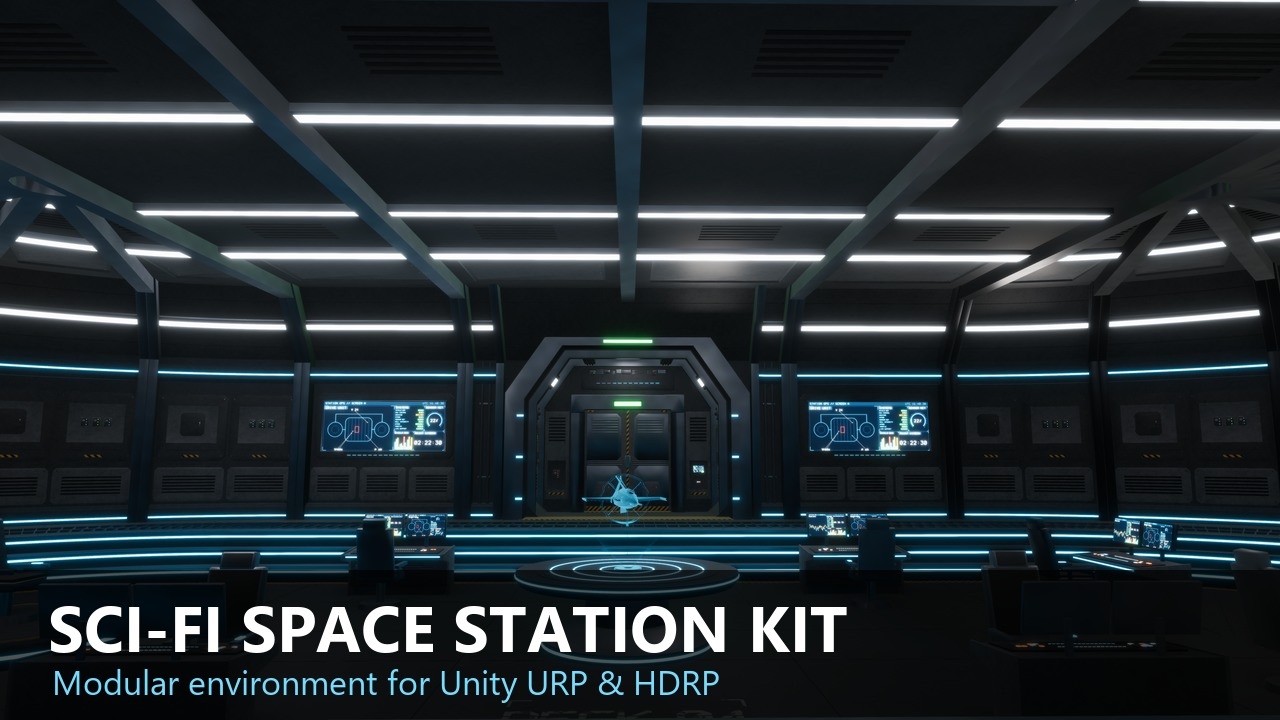 AAA Sci-Fi Space Station Kit, video preview 2