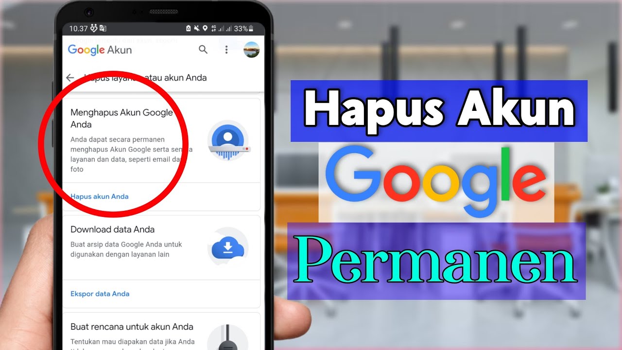 Cara Menghapus Akun Google Secara Permanen YouTube