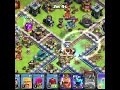 Th 14 best attack with 3 heroes#coc #clashofclans