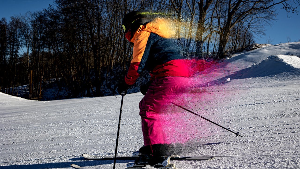 Площадка для горнолыжников в Таллинне, Эстония. VIMKA, Viimsi Mäepark 10.03.2021