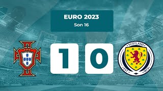 Portekiz 1-0 İskoçya Geniş Özet Euro 2023 Son 16 Turu
