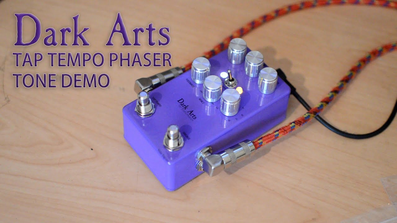 Analogic DNA Purple Phase phaser guitar pedal demo - YouTube