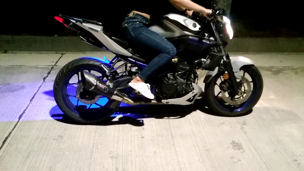 MT03 กับท่อYoshimura r11 full system - YouTube