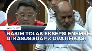 Alasan Hakim Tolak Eksepsi Lukas Enembe di Kasus Suap dan Gratifikasi