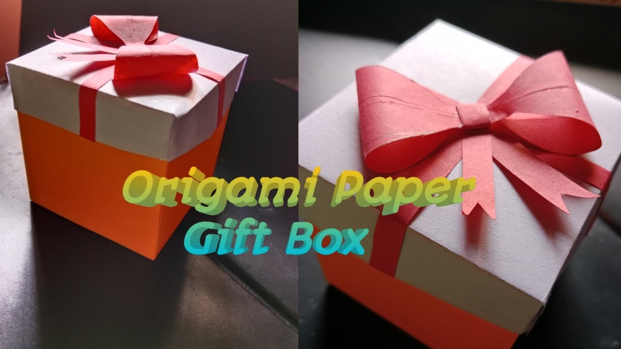 How to make paper gift box easily 🎁 Diy gift box making Mini paper