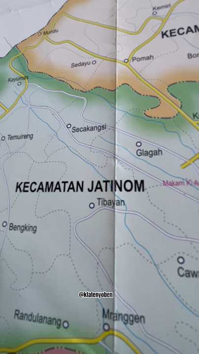 JATINOM KLATEN #shortsvideo #maps #peta