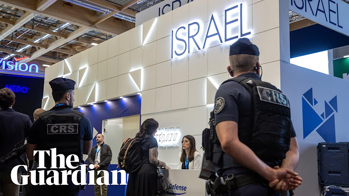 Israeli stands at Paris airshow shut down ‘by order of French government’