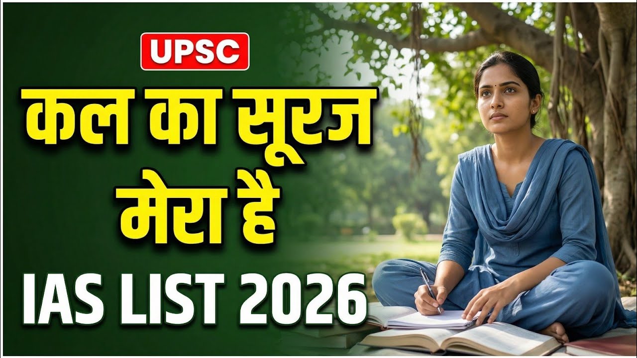 UPSC 2026 Motivation Song Hindi | कल का सूरज मेरा है | IAS Aspirant Anthem
