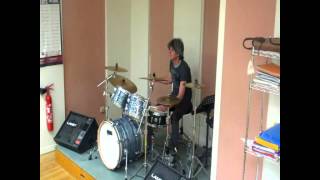 Drum demo : 4 limbs independence warmup exercise 2