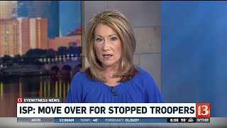 ISP reminds drivers to move over for stopped troopers