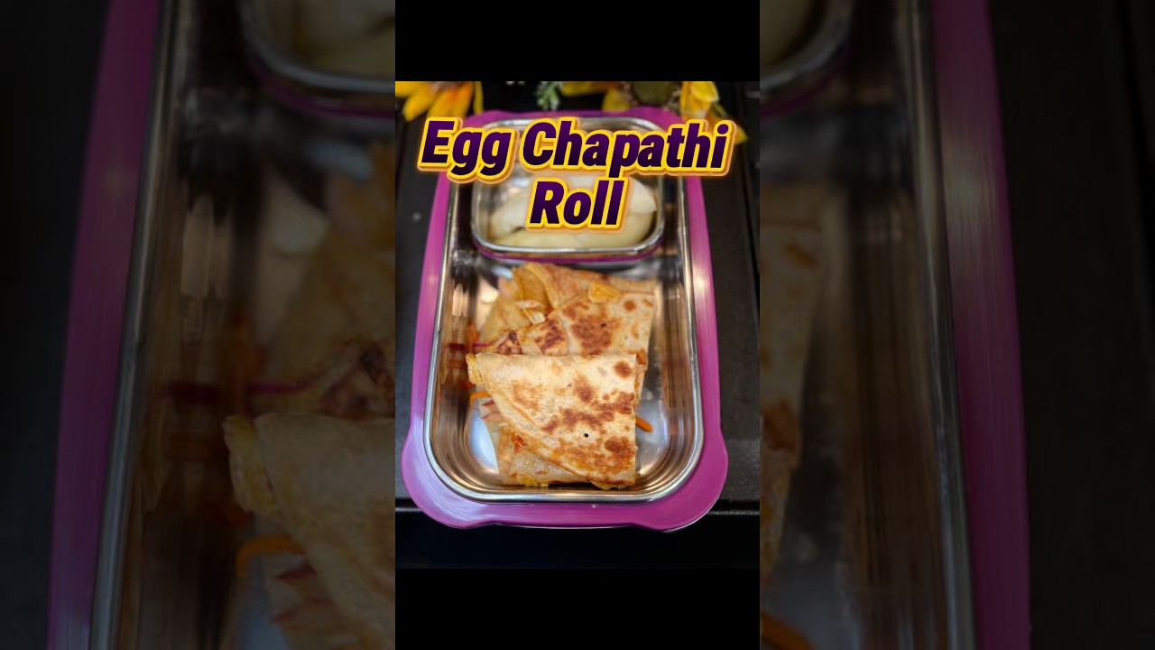 Street Style Egg Chapathi Roll at Home 🌯 | Quick & Tasty 