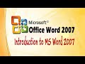 Introduction to MS Office | MS Word | Layout of MS Word 2007