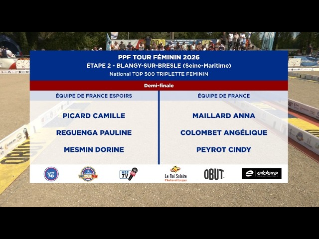Miniature : PPF TOUR FÉMININ 2026 - Étape 2 - BLANGY-SUR-BRESLE - Demi-finale - FRANCE ESPOIRS vs FRANCE.