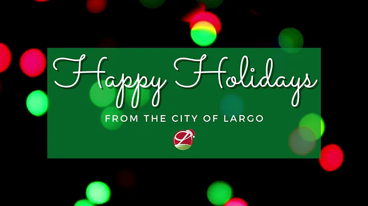 Largo Central Park's Holiday Lights Virtual Tour