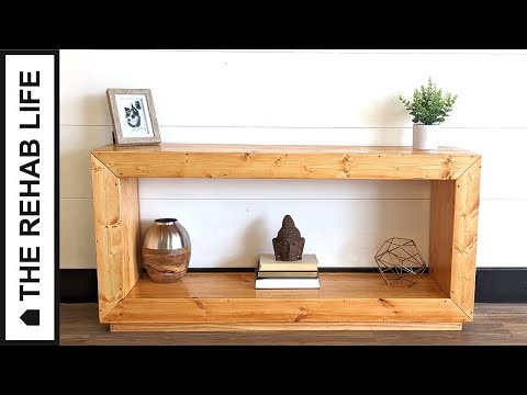 The $80 Console Table - Easy DIY Project!