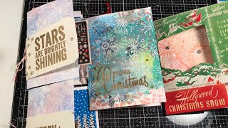 5. How to put together the Junk Journal Christmas Card