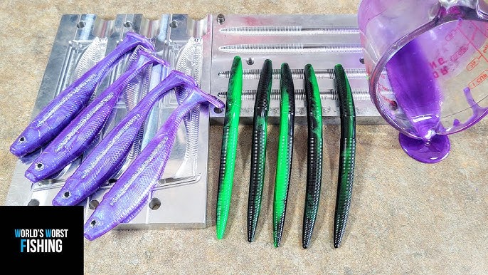 Making Homemade Injection Molds For Soft Plastic Worm Fishing